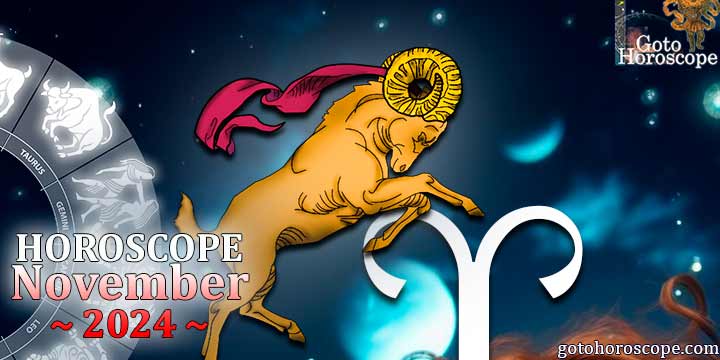 Aries monthly Horoscope for November 2024 