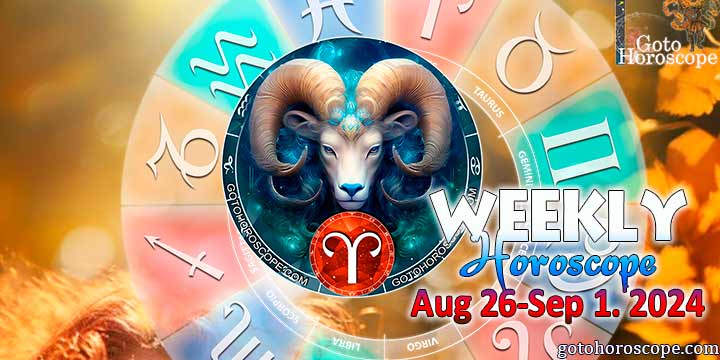 Aries week horoscope August 26—September 1, 2024