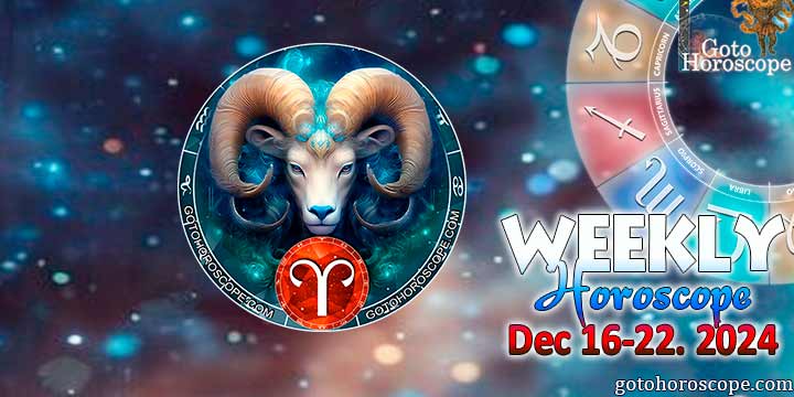 Aries week horoscope December 16—22, 2024