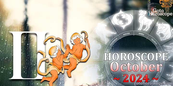 Gemini monthly Horoscope for October 2024 