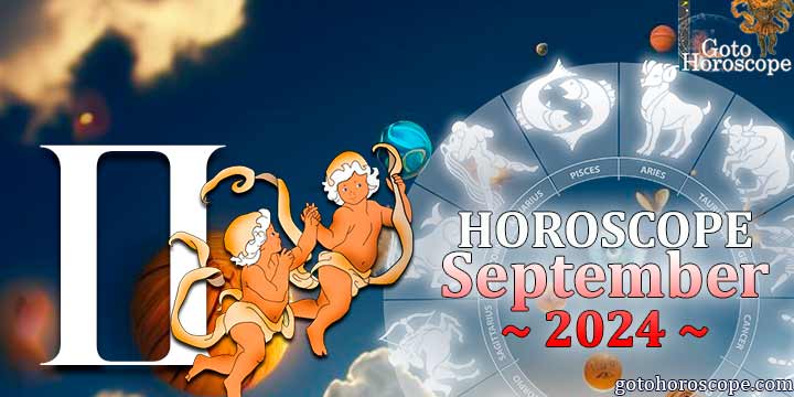 Gemini monthly Horoscope for September 2024 