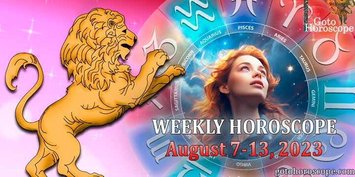 Leo week horoscope August 7—13, 2023