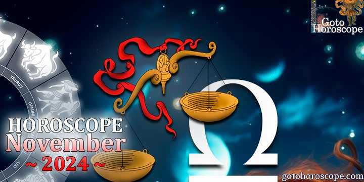 Libra monthly Horoscope for November 2024 