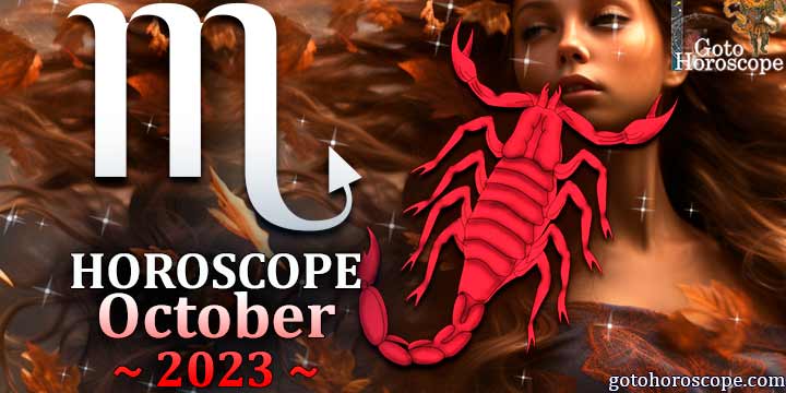 Scorpio monthly Horoscope for October 2023 