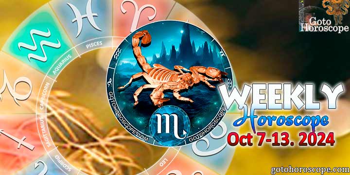 Scorpio week horoscope October 7—13, 2024