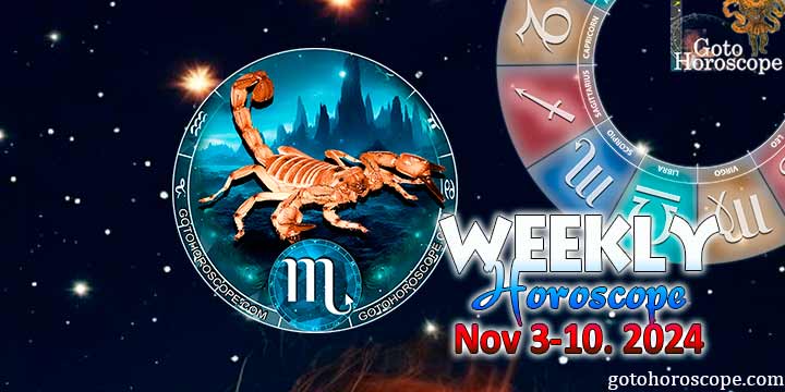 Scorpio week horoscope November 4—10, 2024