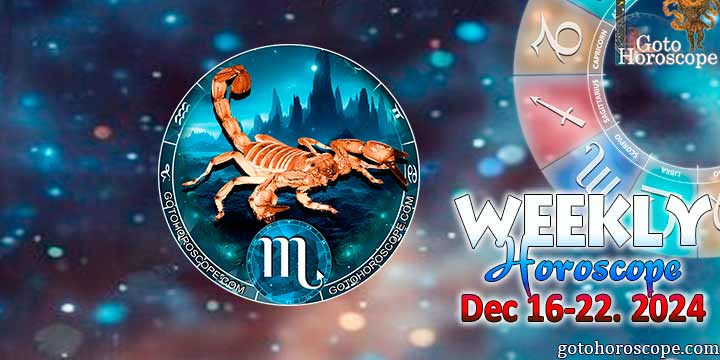 Scorpio week horoscope December 16—22, 2024