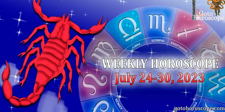 Scorpio week horoscope July 24—30, 2023