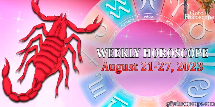 Scorpio week horoscope August 21—27, 2023