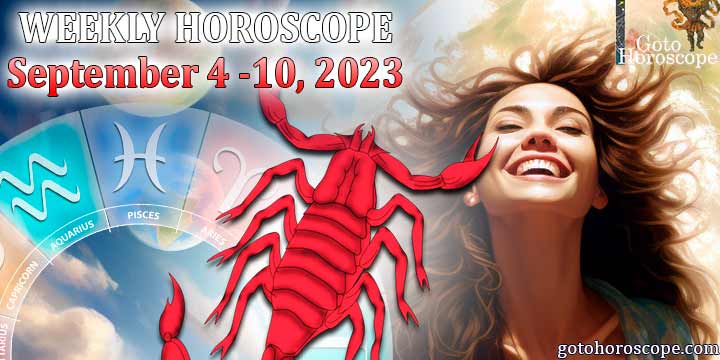 Scorpio week horoscope September 4—10, 2023