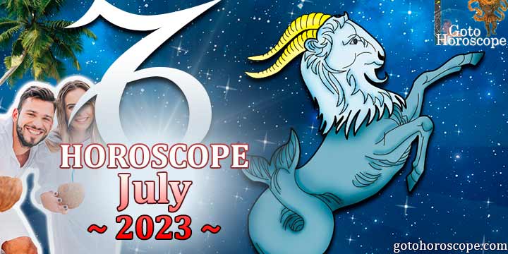 Capricorn monthly Horoscope for July 2023 