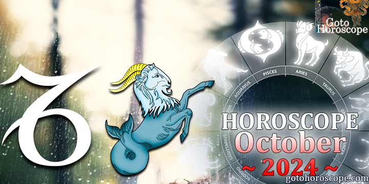 Capricorn monthly Horoscope for October 2024 