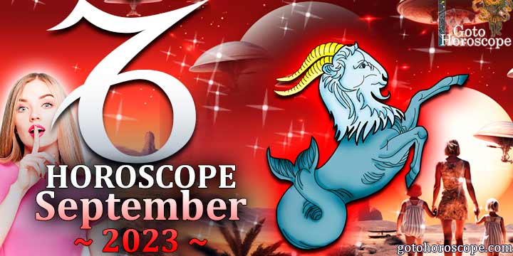 Capricorn monthly Horoscope for September 2023