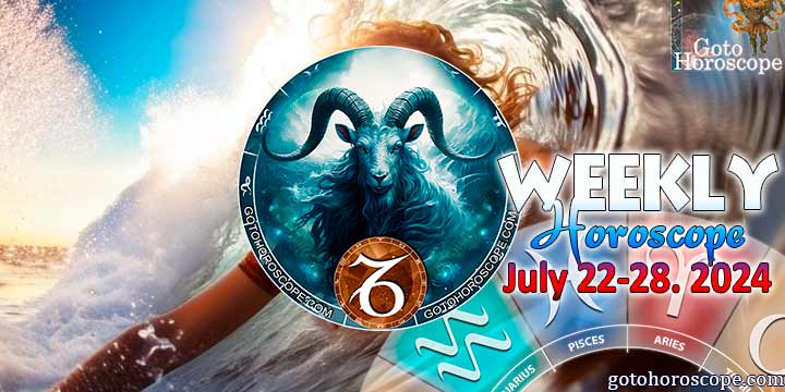 Capricorn week horoscope July 22—28, 2024