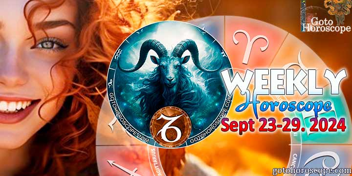 Capricorn week horoscope September 23—29, 2024