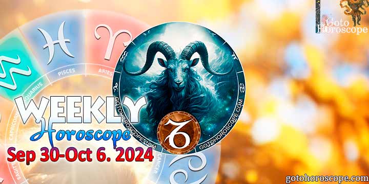 Capricorn week horoscope September 30—6, 2024