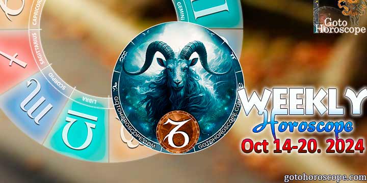 Capricorn week horoscope October 14—20, 2024