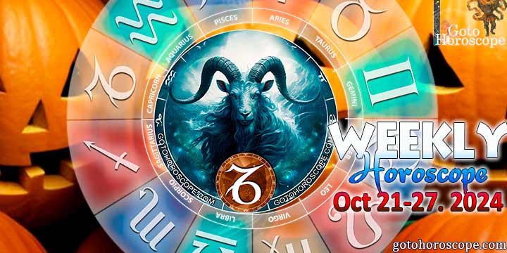 Capricorn week horoscope October 21—27, 2024