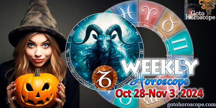 Capricorn week horoscope October 28—November 3, 2024