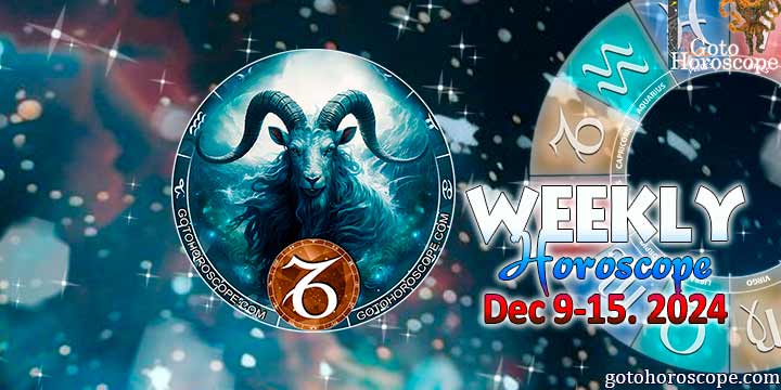 Capricorn week horoscope December 9—15, 2024