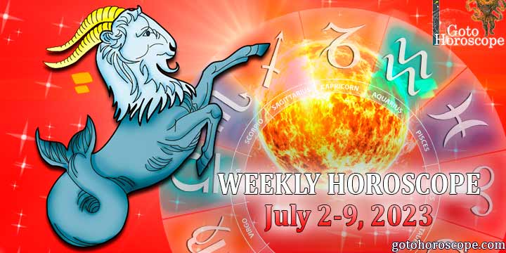 Capricorn week horoscope July 2—9, 2023