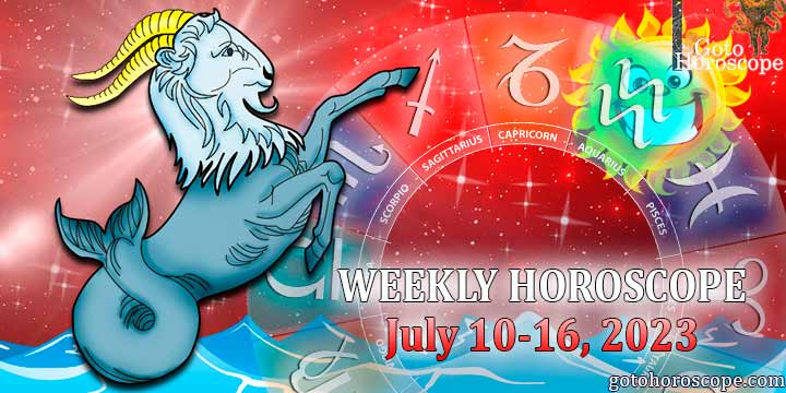 Capricorn week horoscope July 10—16, 2023