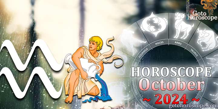 Aquarius monthly Horoscope for October 2024 