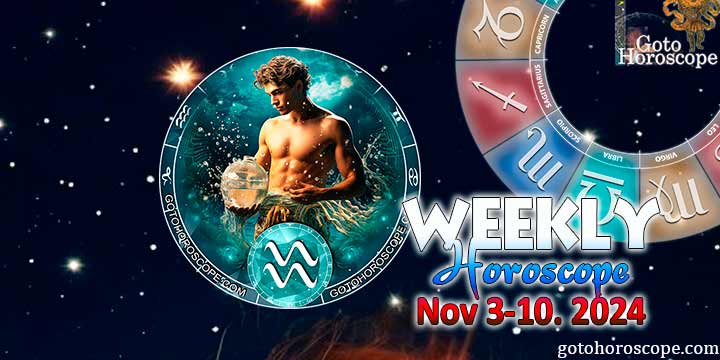 Aquarius week horoscope November 4—10, 2024