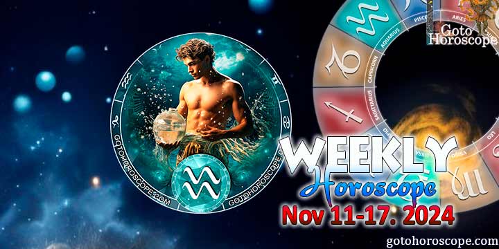 Aquarius week horoscope November 11—17, 2024