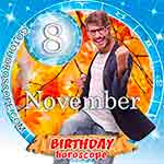 Birthday Horoscope November 8th